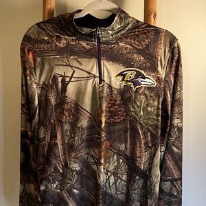 NFL Purple and Gray Team Apparel Pullover